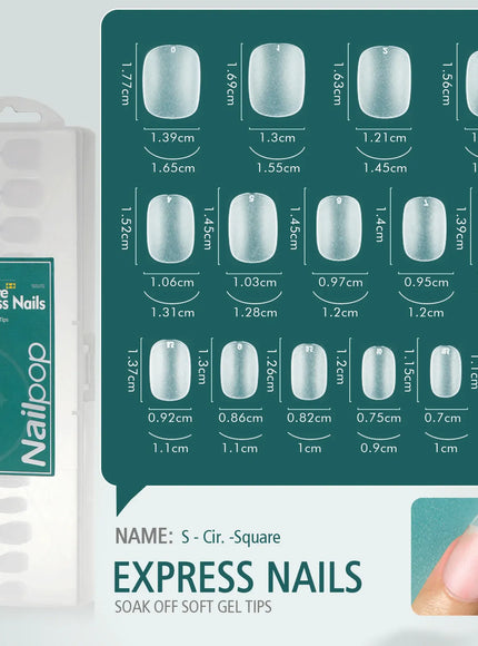 KissICON KissIcon Nailpop Matte Nails 240pcs Press On -