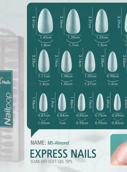 KissICON KissIcon Nailpop Matte Nails 240pcs Press On -