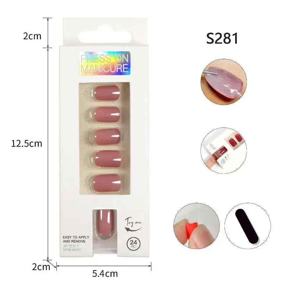 KissICON KissIcon Nails Art Press On Coffin Tips -