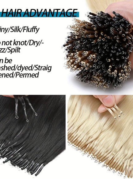 KissICON Kissicon Nano Ring – Hair Extensions 16-24