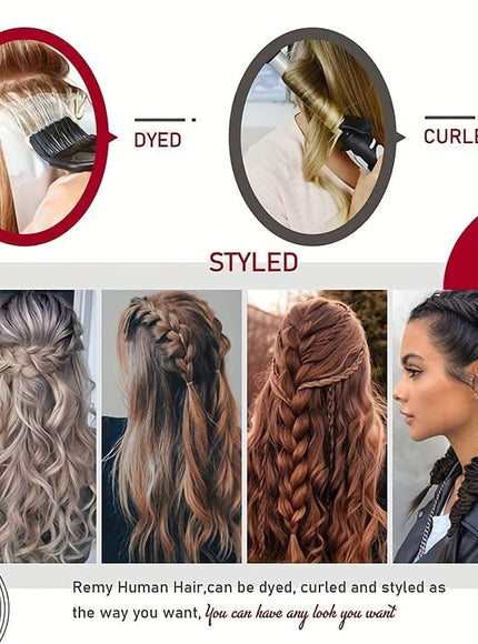 KissICON KissIcon Natural Hair Extensions Invisible Remy Micro Ring