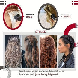KissICON KissIcon Natural Hair Extensions Invisible Remy Micro Ring
