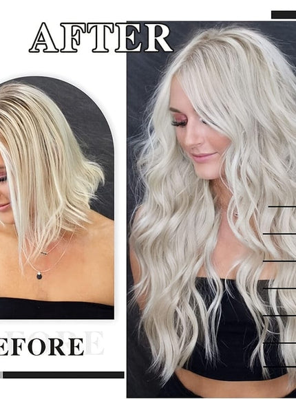KissICON KissIcon Natural Hair Extensions Invisible Remy Micro Ring