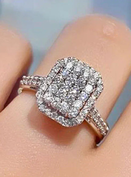 KissICON Kissicon Ne'w Bling Wedding Ring – Square