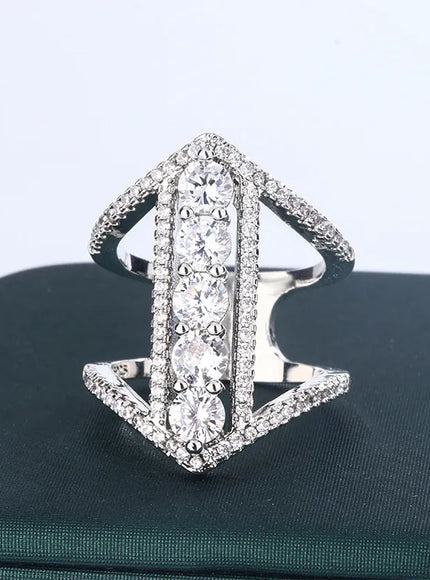 KissICON KissIcon New Stylish Finger Ring - Zirconia Luxury