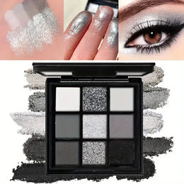 KissICON KissIcon Nine Color Eyeshadow Palette - Long-Lasting