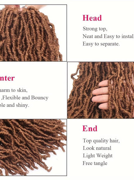 KissICON KissIcon Nu Locs Crochet Hair Extensions For Women