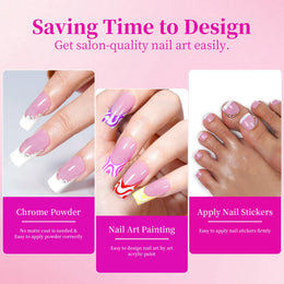 KissICON KissIcon Nude Pink Fake Nails Full Cover French