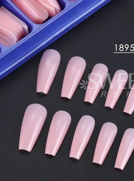 KissICON KissIcon Nude Pink Press On Nails - Long