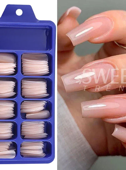 KissICON KissIcon Nude Pink Press On Nails - Long