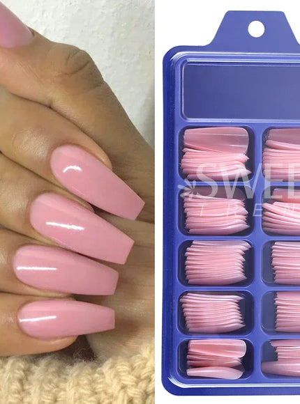 KissICON KissIcon Nude Pink Press On Nails - Long