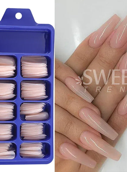 KissICON KissIcon Nude Pink Press On Nails - Long