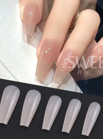 KissICON KissIcon Nude Pink Press On Nails - Long