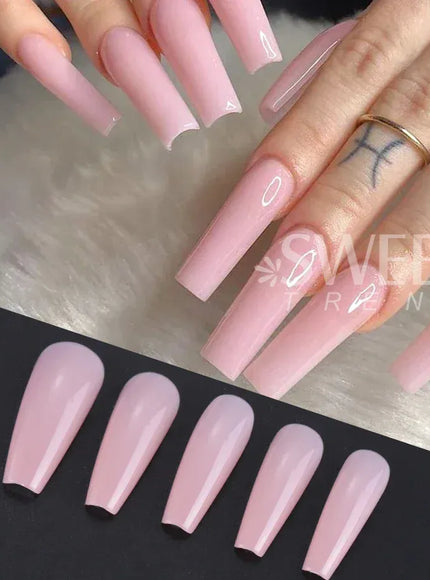 KissICON KissIcon Nude Pink Press On Nails - Long