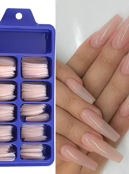 KissICON KissIcon Nude Pink Press On Nails - Long