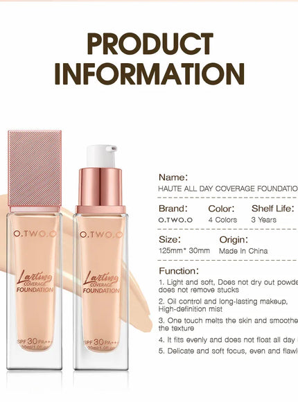 KissICON [KissIcon] O.TWO.O Liquid Coverage Foundation - Oil Control