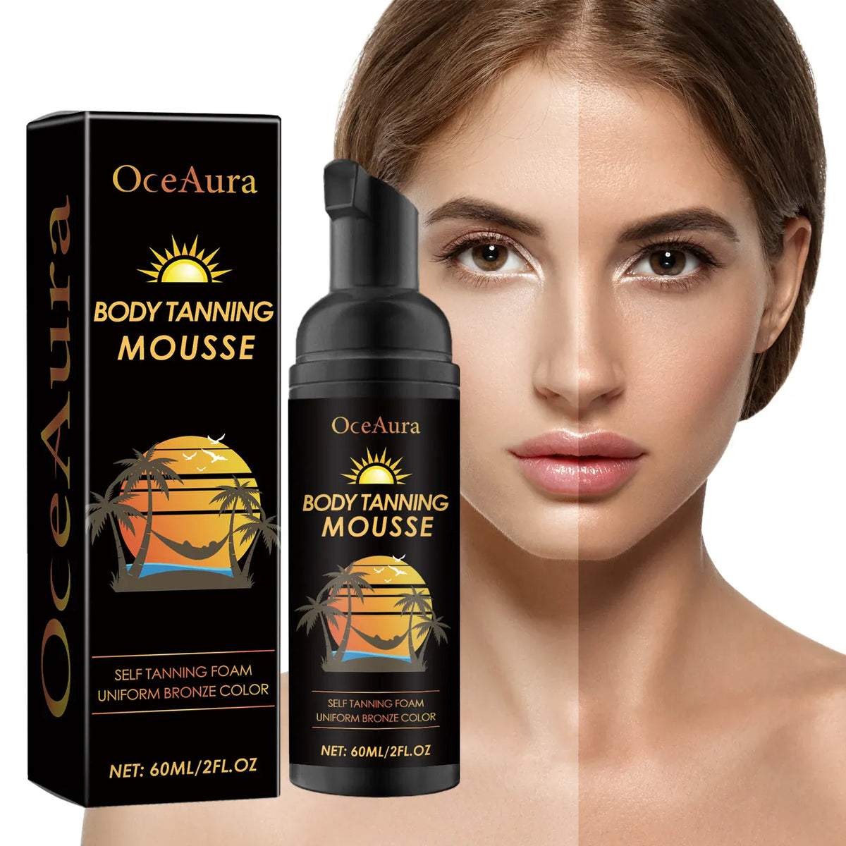 KissICON KissIcon OceAura Sunless Tanning Spray - Boosts Tan
