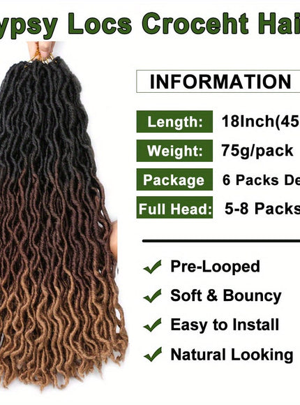 KissICON Kissicon Ombre Gypsy Goddess Faux Locs Pre