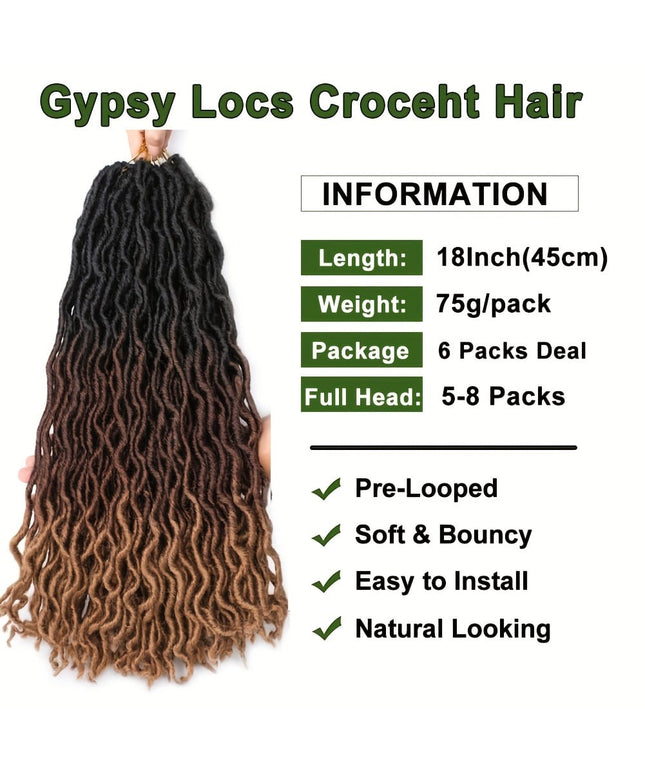 KissICON Kissicon Ombre Gypsy Goddess Faux Locs Pre