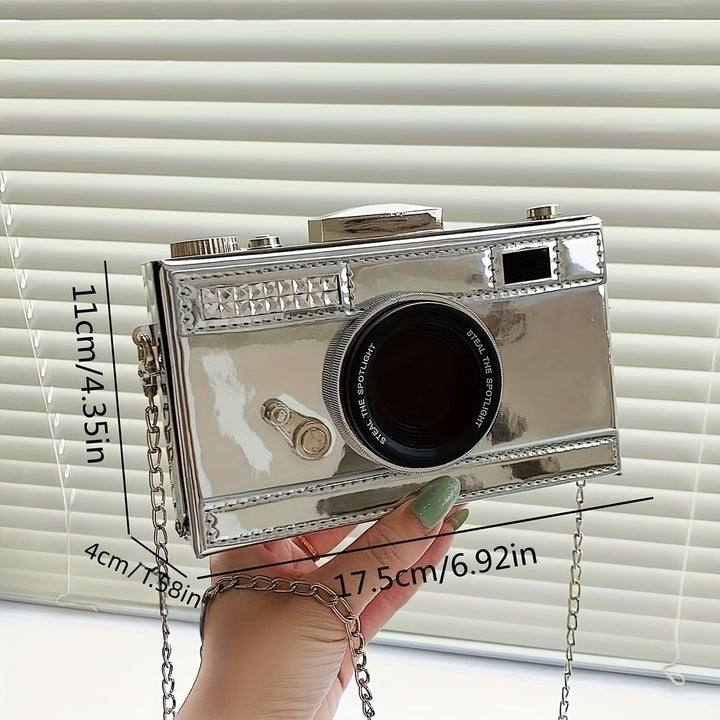 KissIcon Patent Leather Mini Coin Purse Lipstick Bag