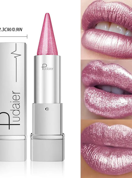KissICON KissIcon Pearlescent Sparkle Lipstick Waterproof 24H