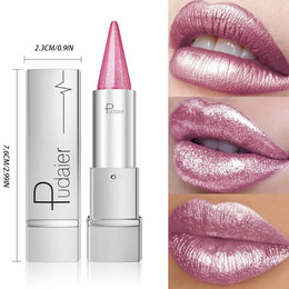 KissICON KissIcon Pearlescent Sparkle Lipstick Waterproof 24H