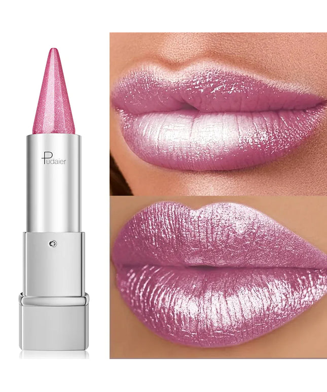 KissICON KissIcon Pearlescent Sparkle Lipstick Waterproof 24H