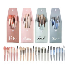 KissICON KissIcon Personalized 8Pcs Makeup Brush Set - Travel