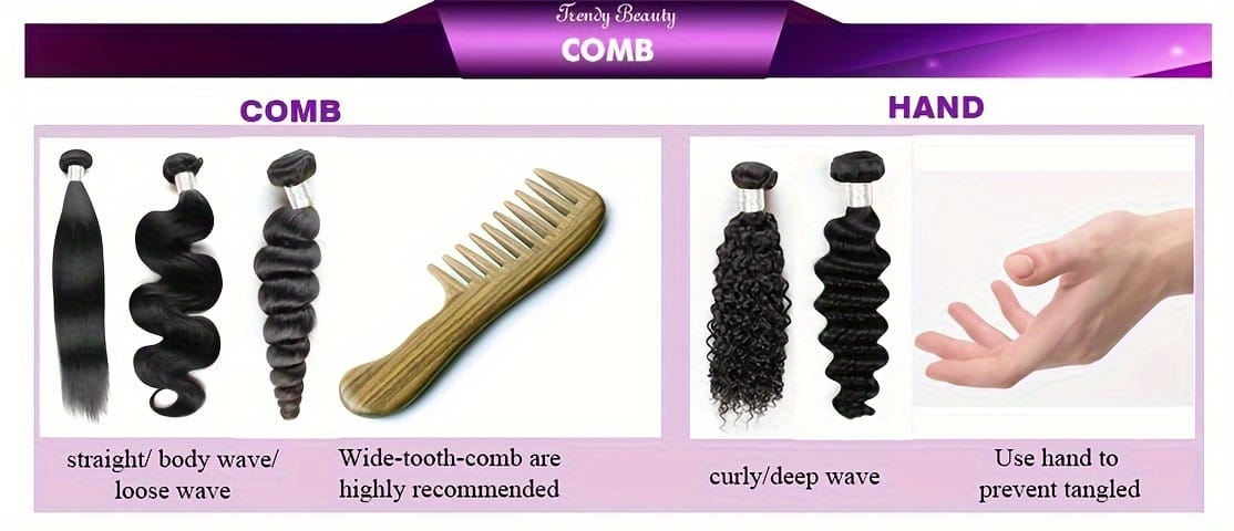 KissICON KissIcon Peruvian Water Wave 4Bundles DoubleWeft Extensions