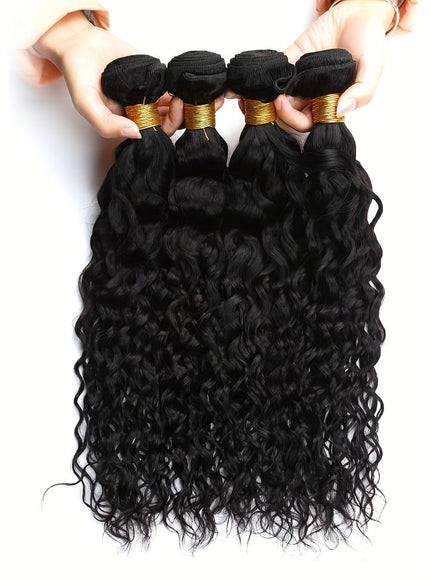 KissICON KissIcon Peruvian Water Wave 4Bundles DoubleWeft Extensions
