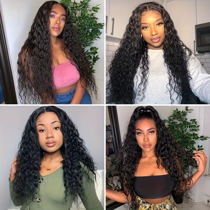 KissICON KissIcon Peruvian Water Wave 4Bundles DoubleWeft Extensions