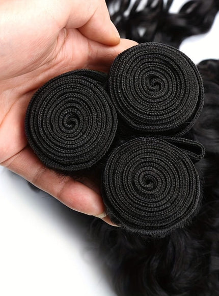 KissICON KissIcon Peruvian Water Wave 4Bundles DoubleWeft Extensions