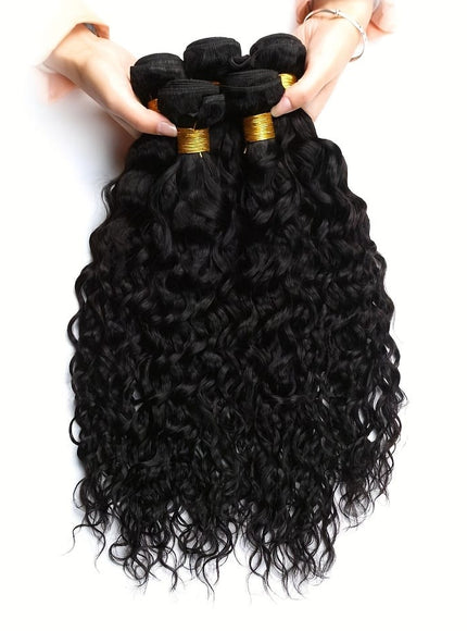KissICON KissIcon Peruvian Water Wave 4Bundles DoubleWeft Extensions