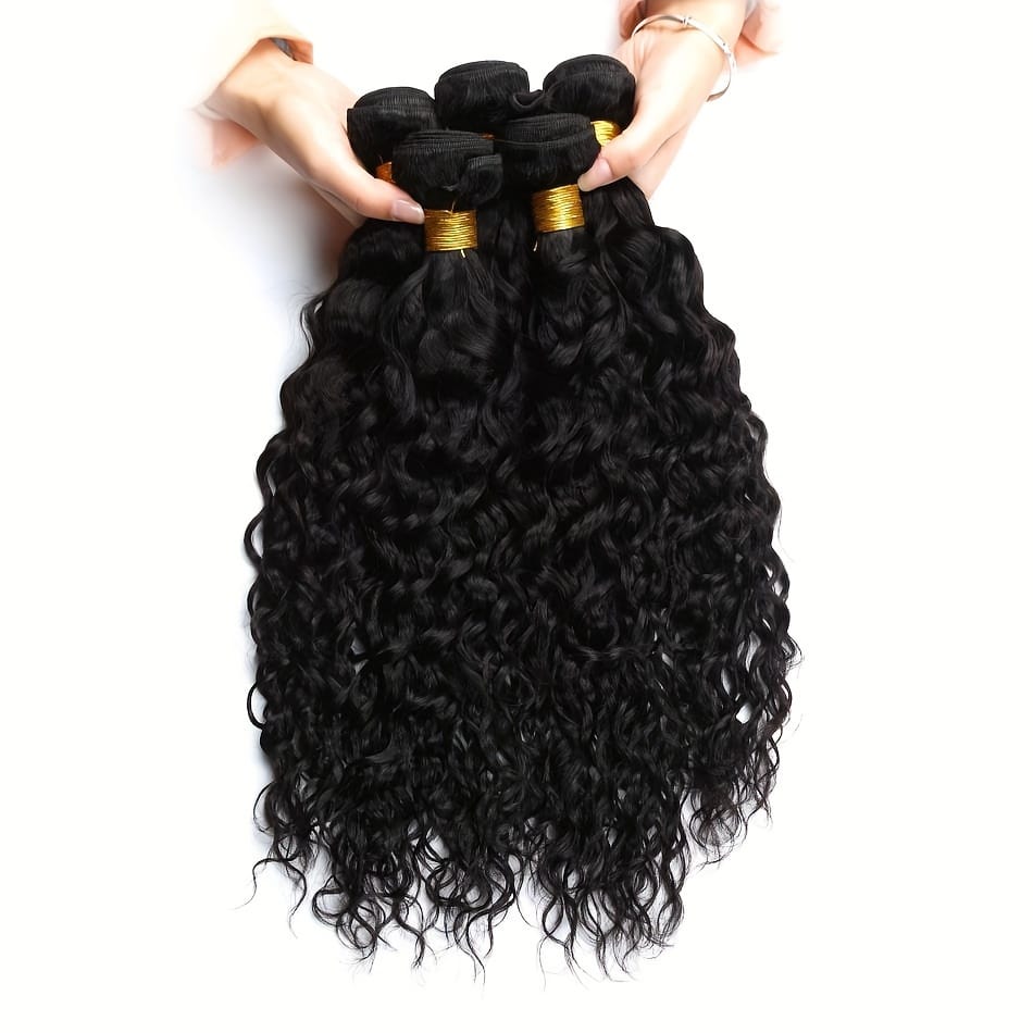 KissICON KissIcon Peruvian Water Wave 4Bundles DoubleWeft Extensions