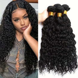KissICON KissIcon Peruvian Water Wave 4Bundles DoubleWeft Extensions