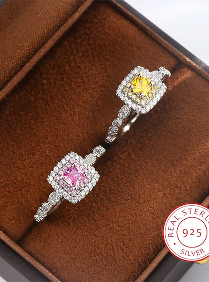 KissICON KissIcon Pink Diamond Ring Inlaid Sparkle - Gift Idea