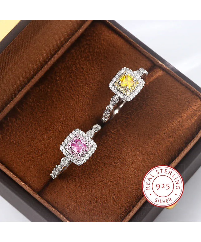 KissICON KissIcon Pink Diamond Ring Inlaid Sparkle - Gift Idea