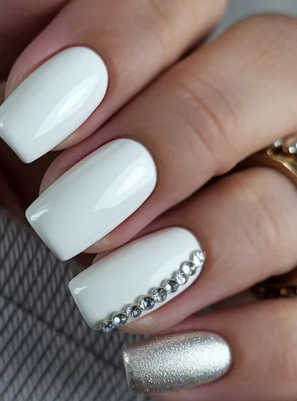 KissICON KissIcon Pink False Nails Medium Almond Full Gel