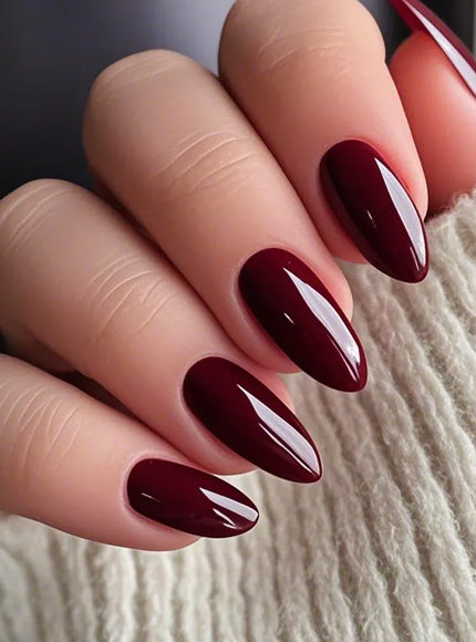 KissICON KissIcon Pink False Nails Medium Almond Full Gel