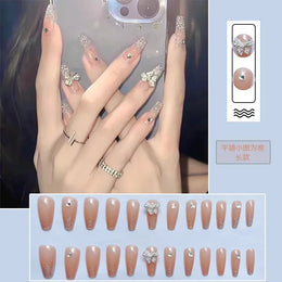 KissICON [KissIcon] Pink Press On Nails - Reusable Acrylic