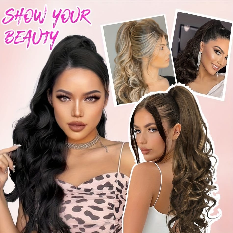 KissICON KissIcon Ponytail Extension 20 Inch Claw Clip -