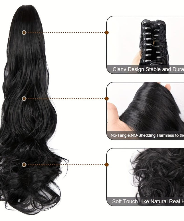 KissICON KissIcon Ponytail Extension 20 Inch Claw Clip -