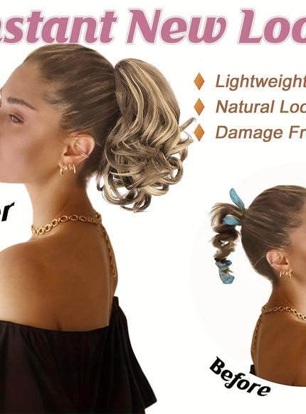 KissICON KissIcon Ponytail Extension - Clip In 14 Inch