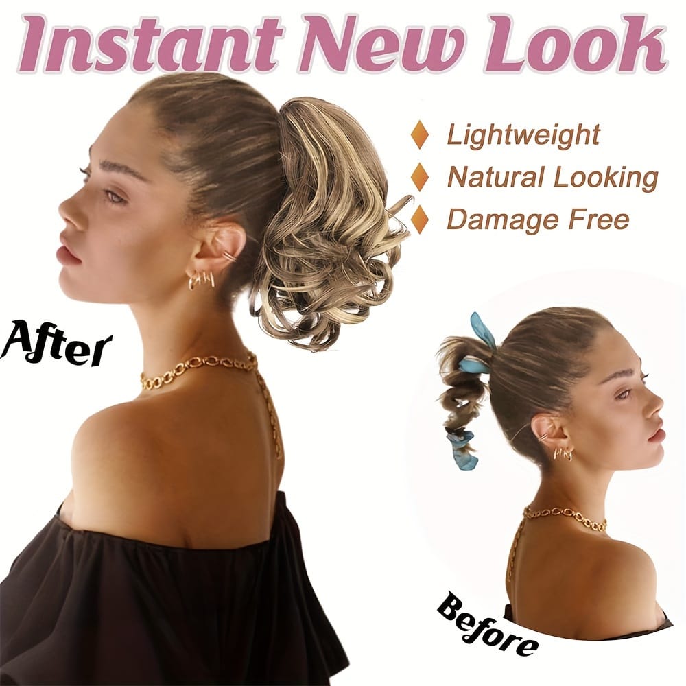 KissICON KissIcon Ponytail Extension - Clip In 14 Inch