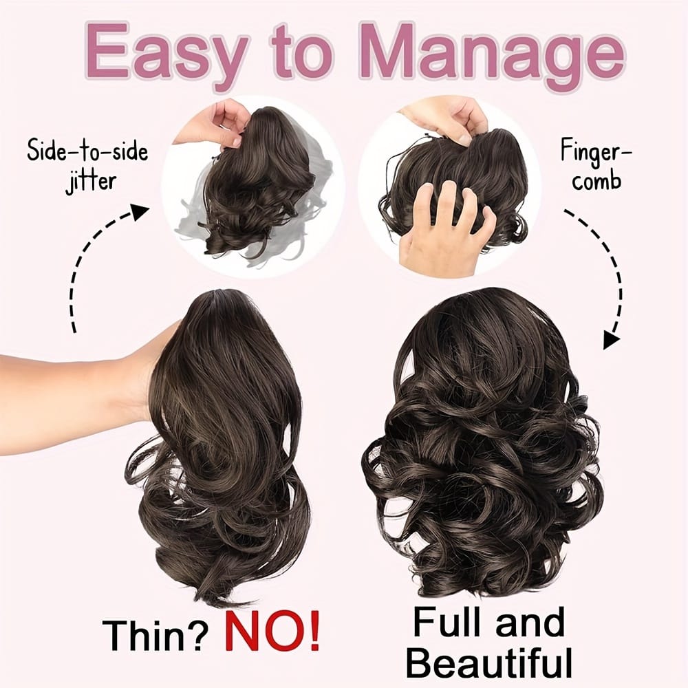 KissICON KissIcon Ponytail Extension - Clip In 14 Inch