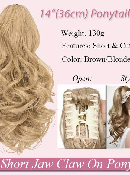 KissICON KissIcon Ponytail Extension - Clip In 14 Inch
