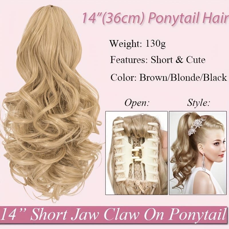 KissICON KissIcon Ponytail Extension - Clip In 14 Inch