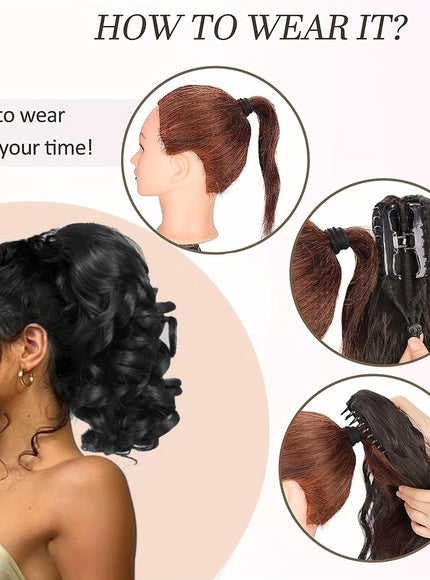 KissICON KissIcon Ponytail Extension - Clip In 14 Inch