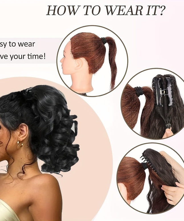 KissICON KissIcon Ponytail Extension - Clip In 14 Inch