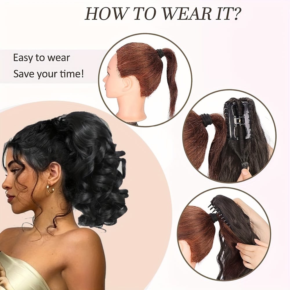 KissICON KissIcon Ponytail Extension - Clip In 14 Inch